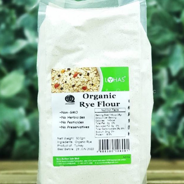 Organic Rye Flour 500G | Shopee Malaysia