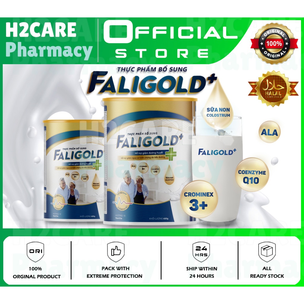 【100% ORIGINAL & HALAL】(FALIGOLD+) FALIGOLD Plus MILK for DIABETIC 400g ...