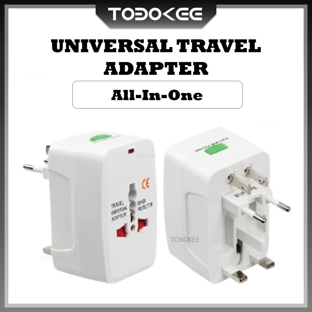 Universal Adapter Worldwide Travel Adapter with Built in Dual USB