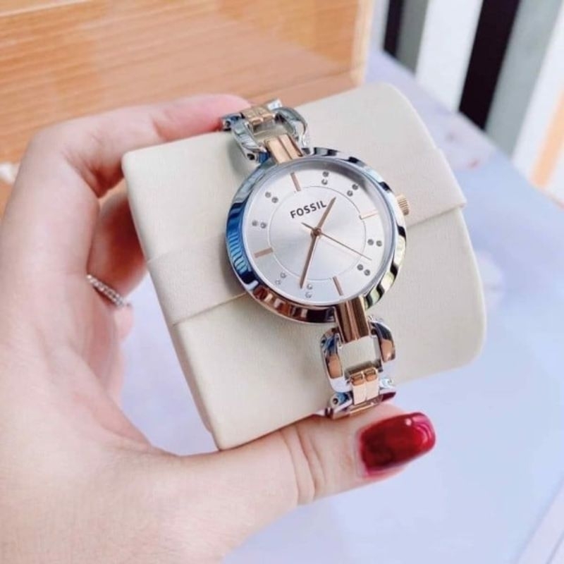 Fossil Kerrigan Two-Tone Three Hand Steel Watch BQ3341  display picture 1