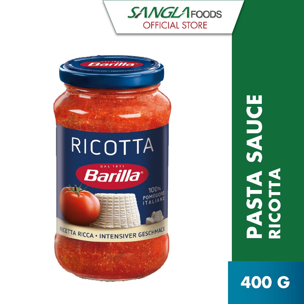 Barilla Ricotta Cheese Pasta Sauce with Italian Tomato 400g | Shopee ...