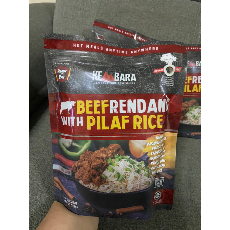 Kembara Adventure Ready Meal Beef Rendang Pilaf Rice Rendang Daging ...