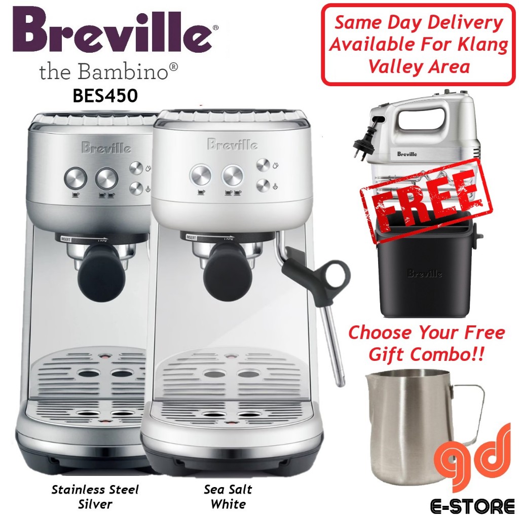 Breville The Bambino BES450 Espresso Machine Coffee Maker Shopee Malaysia
