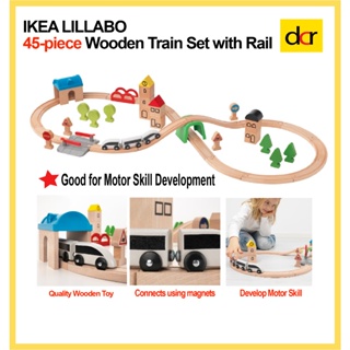 LILLABO 45-piece train set with track - IKEA