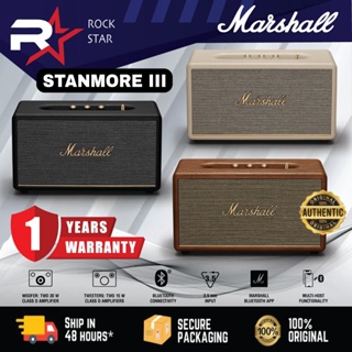 Marshall Stanmore III Bluetooth Speaker, Cream