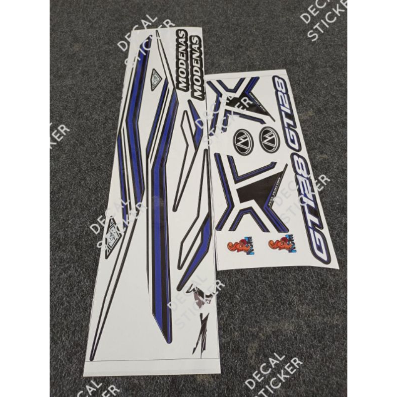 STICKER MODENAS GT 128 DESIGN LINE/MODENAS GT 128 DESIGN API | Shopee ...