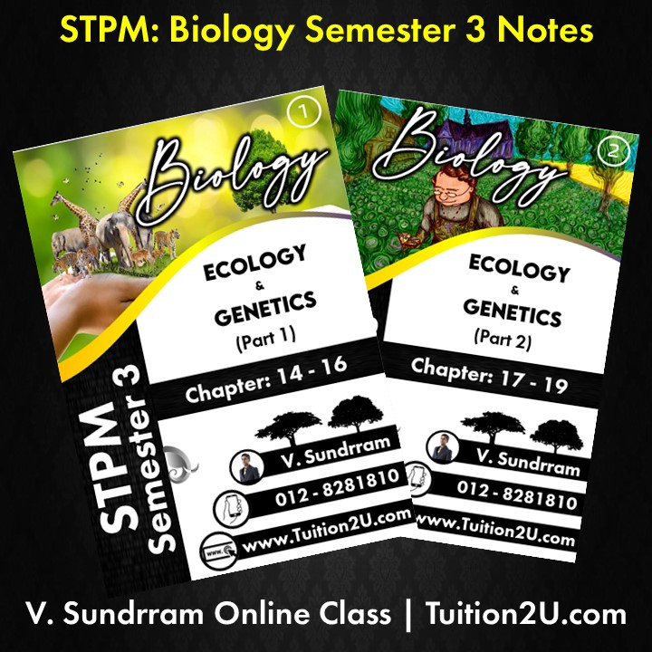 STPM Biology: Semester 3 - Notes & Video Collection | Shopee Malaysia