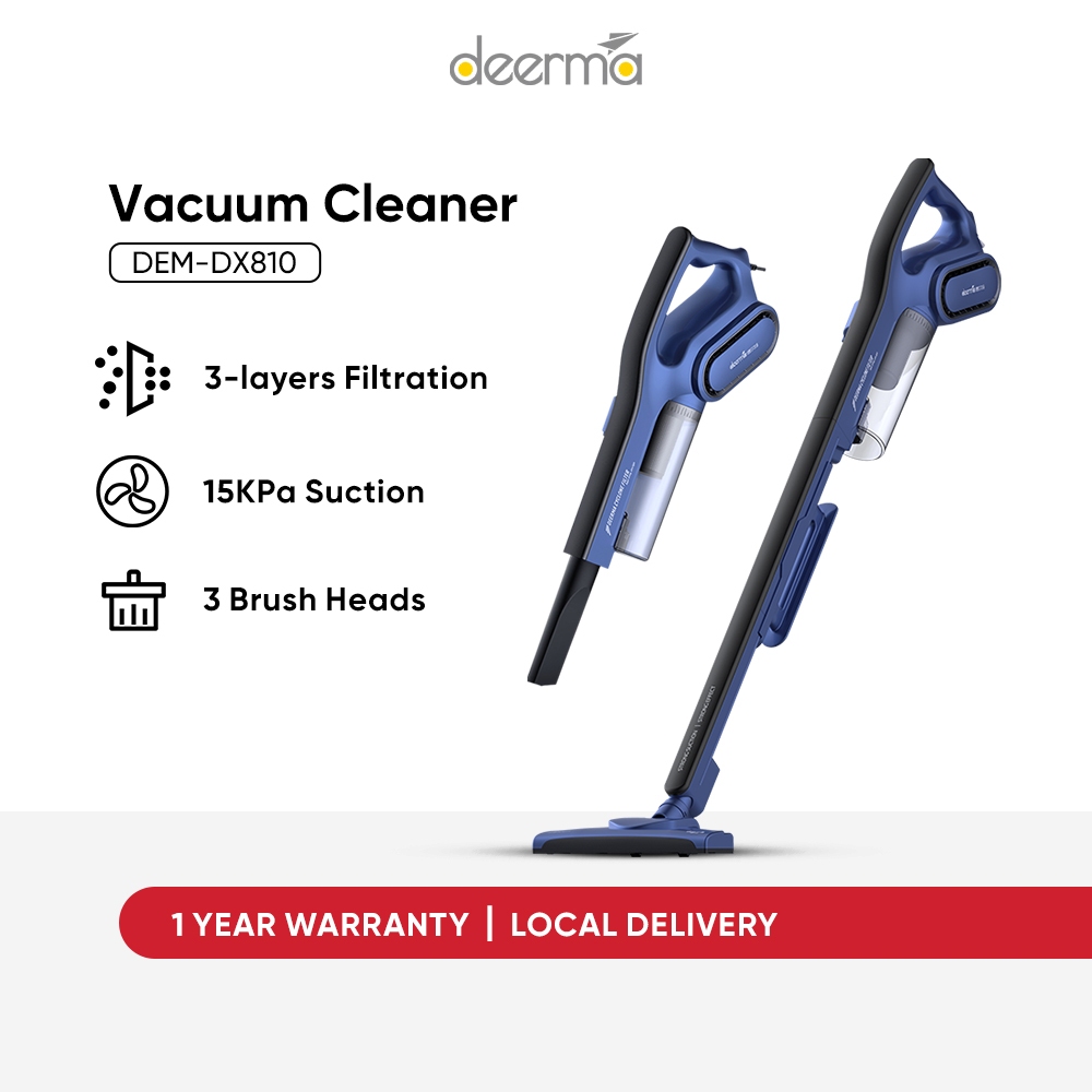 Deerma DX810 Floor Handheld Vacuum Cleaner with HEPA Filter Strong