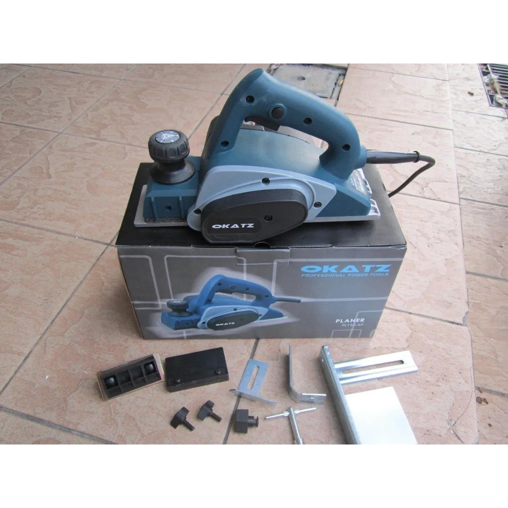 Okatz 600W 82mm Electric Wood Planer (PL182.60) | Shopee Malaysia