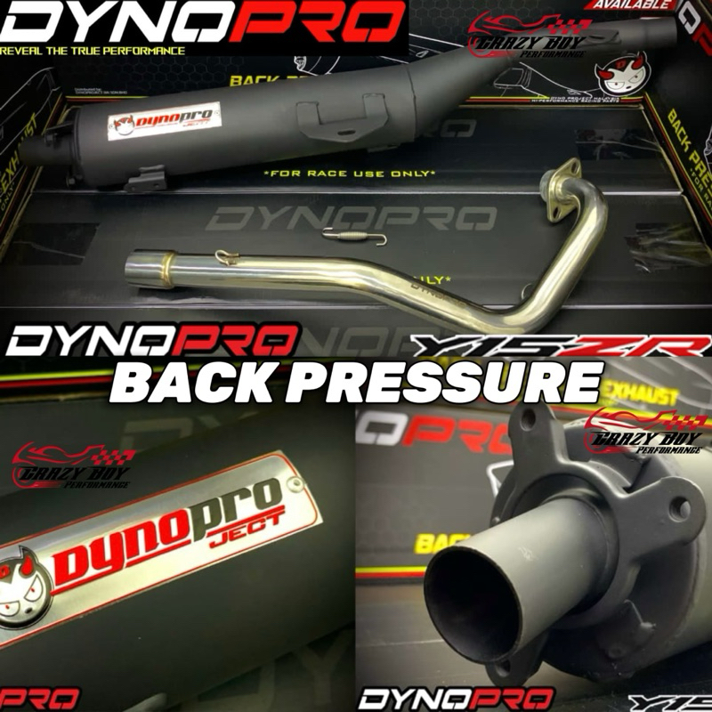 DYNOPRO EXHAUST BACK PRESSURE Y15ZR RS150 RSX150 BUNYI SUNYI EXHAUST