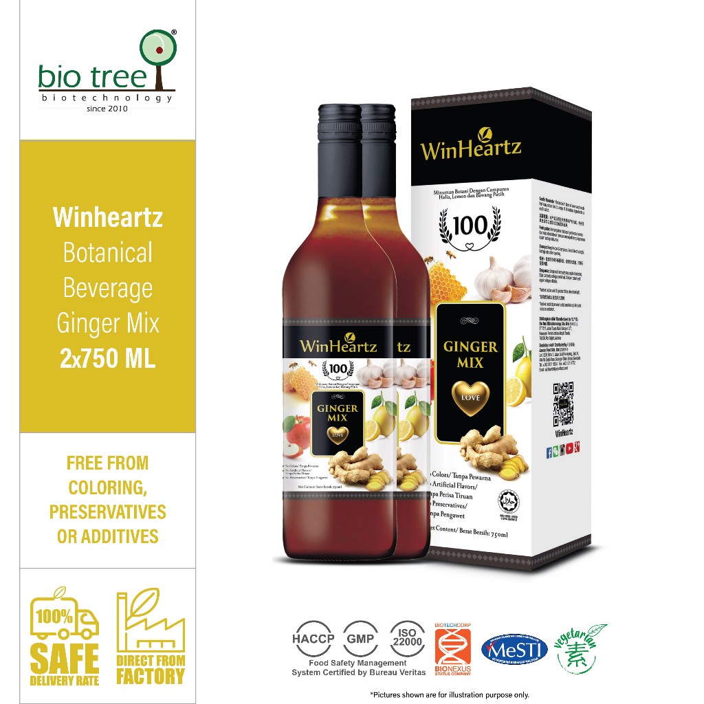 WinHeartz Ginger Mix Twin Pack ( 2 x 750ML ) | Shopee Malaysia