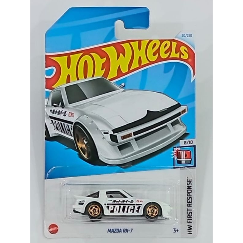 Hot wheels Mazda RX-7 RX7 Police | Shopee Malaysia