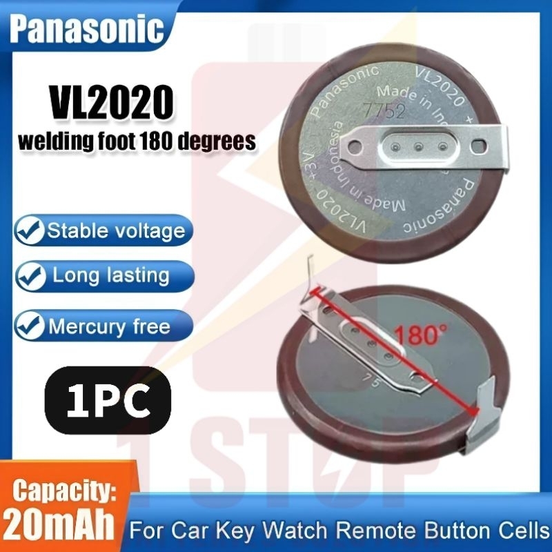 Panasonic VL2020 2020 With Legs 180 degrees 3V 20mAh Rechargeable ...