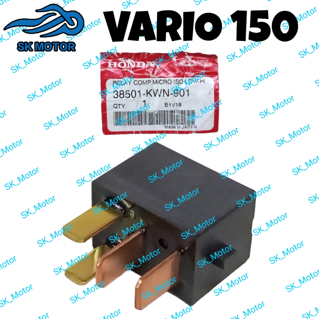 Honda VARIO 150 Original Power Relay Assy Comp 38501-KWN-901 38502-K59 ...