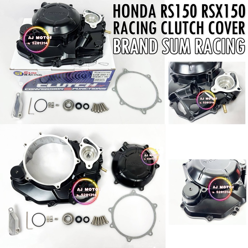 [ PNP ] HONDA RS150 RSX150 V2 V3 XPRO SUM RACING CLUTCH COVER SET RS ...