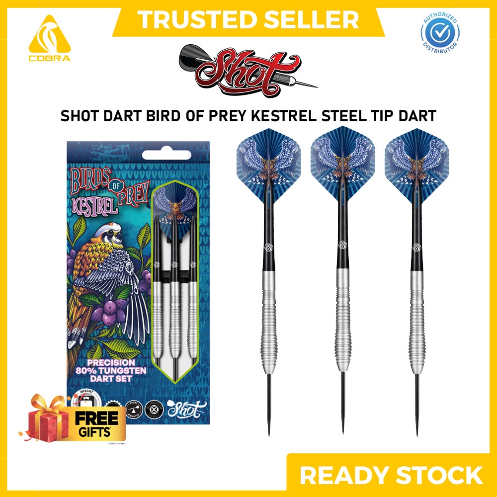 Dart Case Shot Birds Of Prey Falcon Steel Tip Dart Set – Cue & Case Dart Board Light