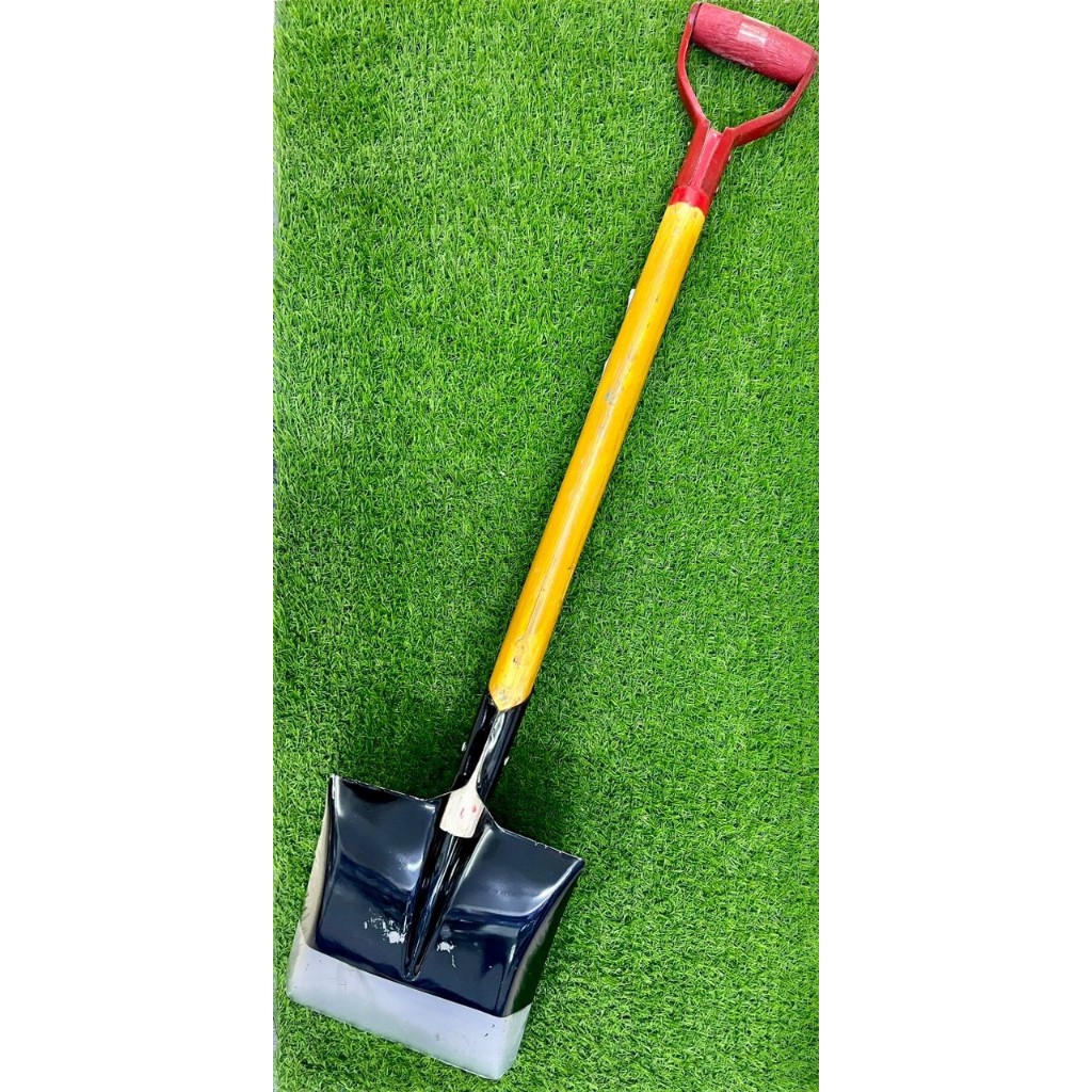 Heavy-duty Shovel With Wooden Handle/ Skop Tanah / Gardening Shovel ...
