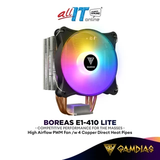 GAMDIAS BOREAS E1-410 LITE High Airflow PWM CPU Cooler | Intel & AMD CPU Air Cooler