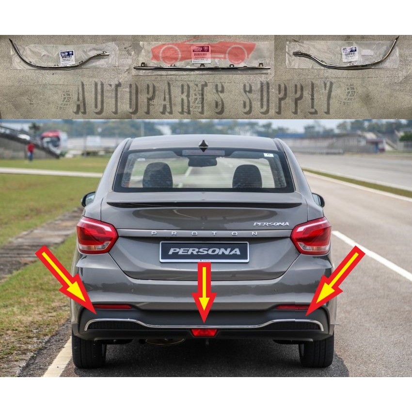 ORIGINAL PROTON PERSONA VVT 2019 - 2023 P231 REAR BUMPER MOULDING ...