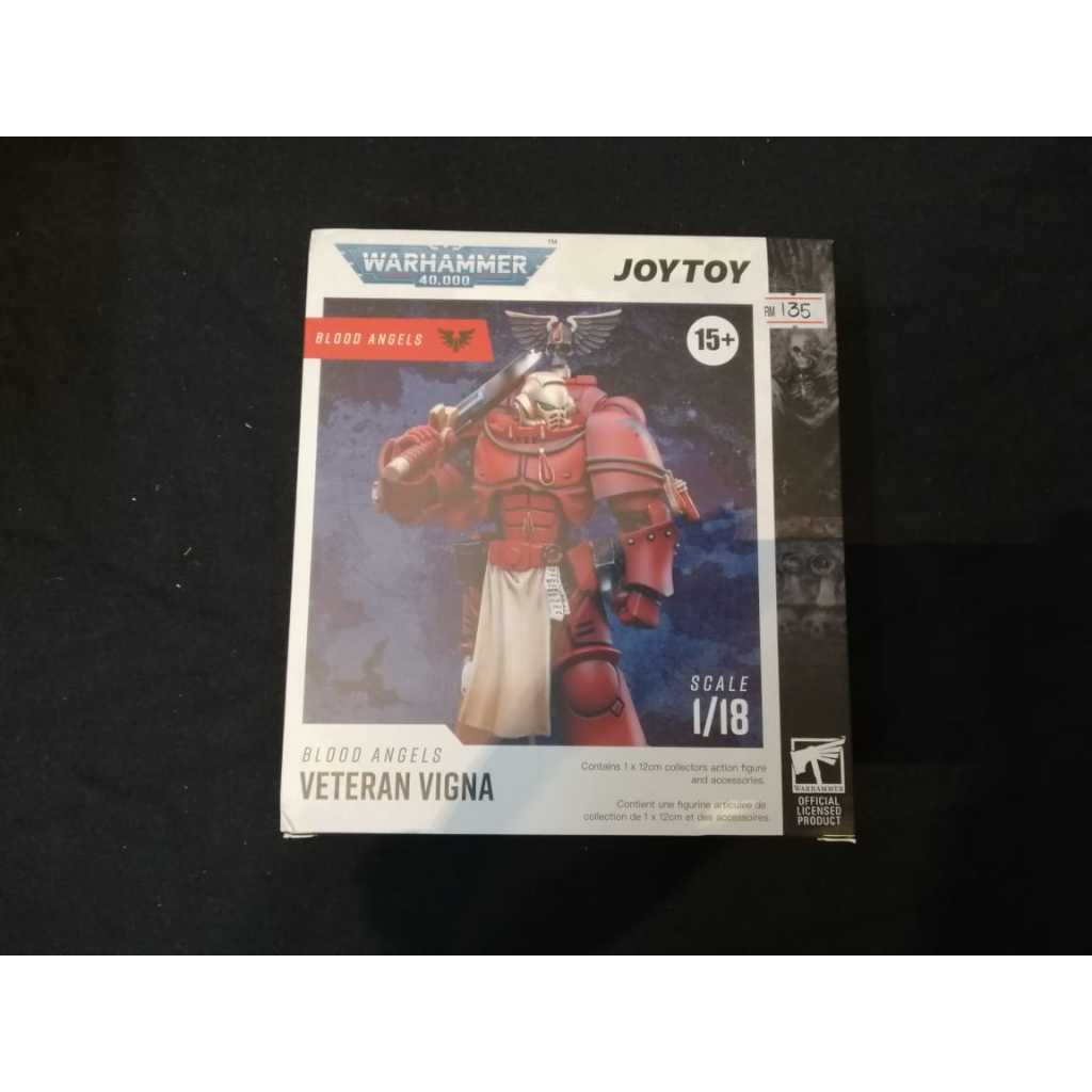 JOYTOY Action Figure Warhammer 40.000 – Blood Angels Veteran 1/18, 12,7 Cm, Modello Da Collezione