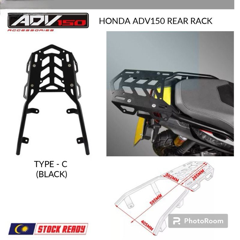 Honda Adv Adv Monorack Heavy Duty Top Box Rack Givi Kappa Rack