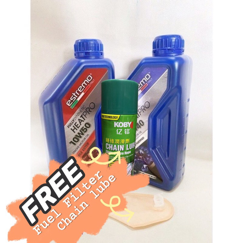 ESTREMO SEMI/FULLY SYNTHETIC ENGINE OIL 1.2L 1.0L 10W40 10W50 10W60