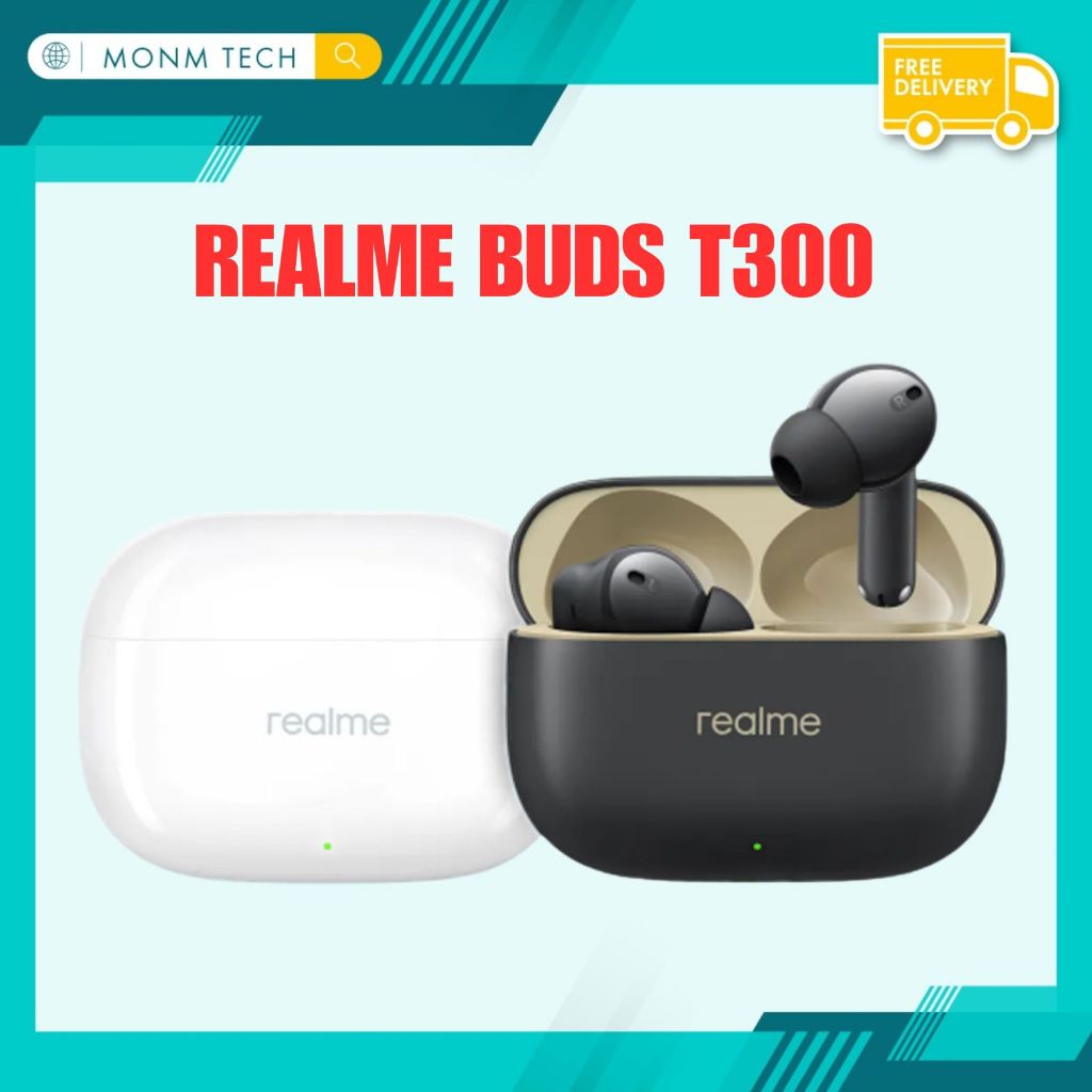 Realme Buds T300 True Wireless Earphone 30db Active Noise Cancelling