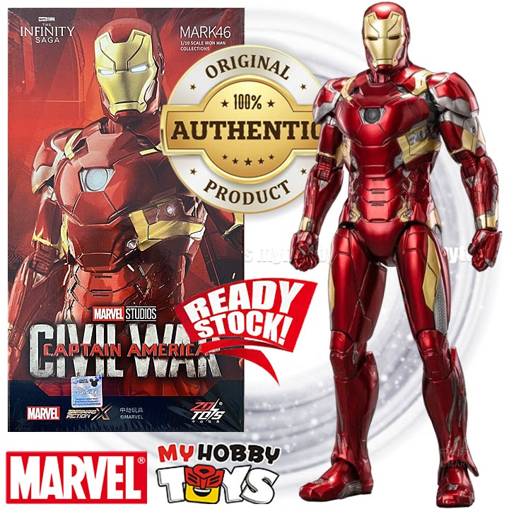 Zhong Dong Marvel Avengers Superheroes Action Figures Civil War Iron