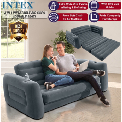 Couch with deals air mattress