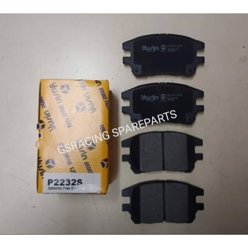 TOYOTA HARRIER ACU10 ACU15 RX300 FRONT DISC PAD BRAKE PAD (YUSIN ...
