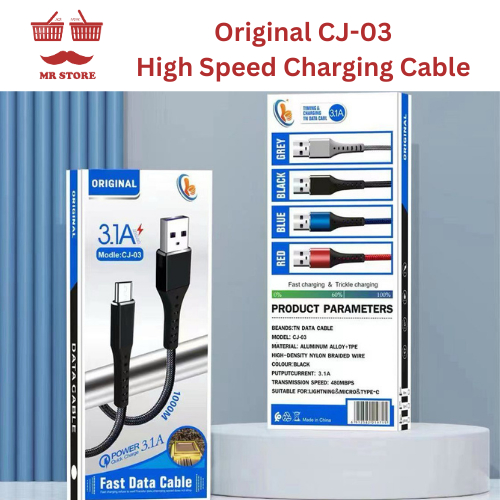 Original CJ-03 Micro IOS Type-C High Speed 3.1A Data Transmission Fast ...
