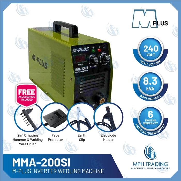 Mplus MMA200SI High Quality Inverter Welding Machine (Full Set ...