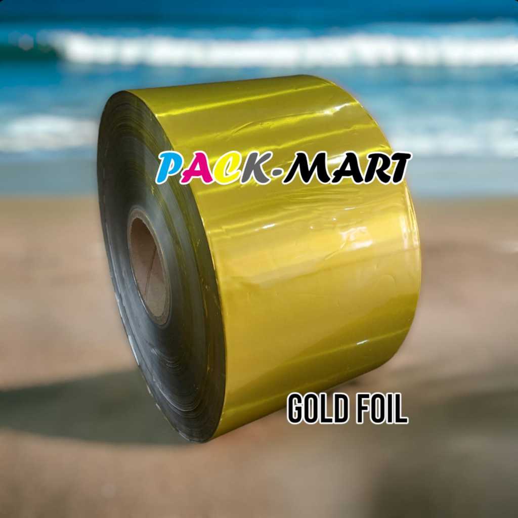 75um Gold Foil Roll 150mm x 500m (Ready Stock) | Shopee Malaysia