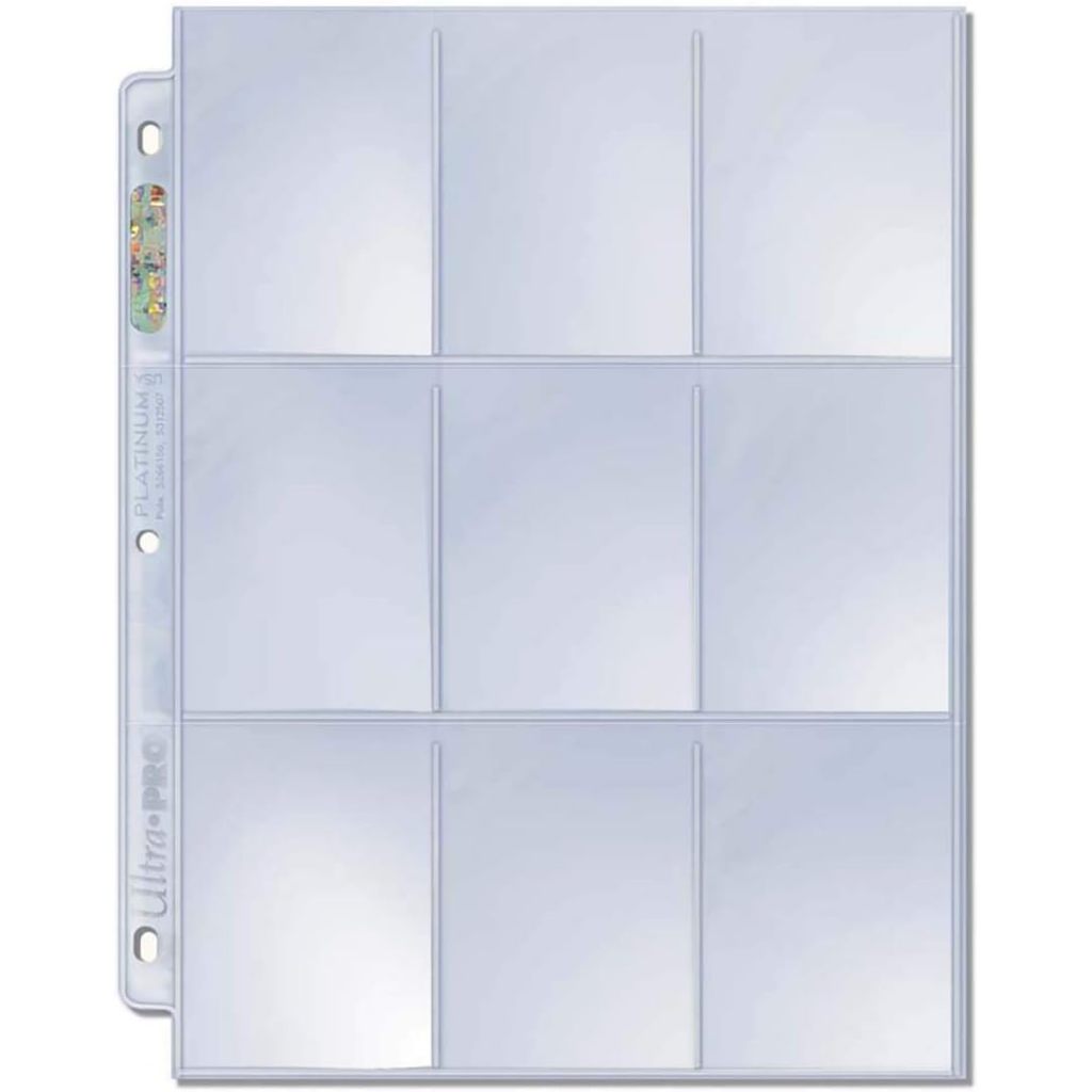 UltraPro Platinum Series 9-pocket pages (5 pages) | Shopee Malaysia