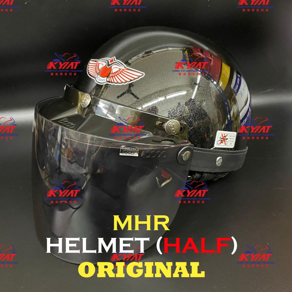 Original MHR Helmet (Half) Shopee Malaysia