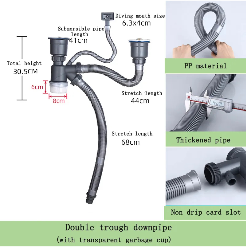 Kitchen Sink Drain Hose Sink Drainer Set Drain Hose Kitchen Sink Hoses
