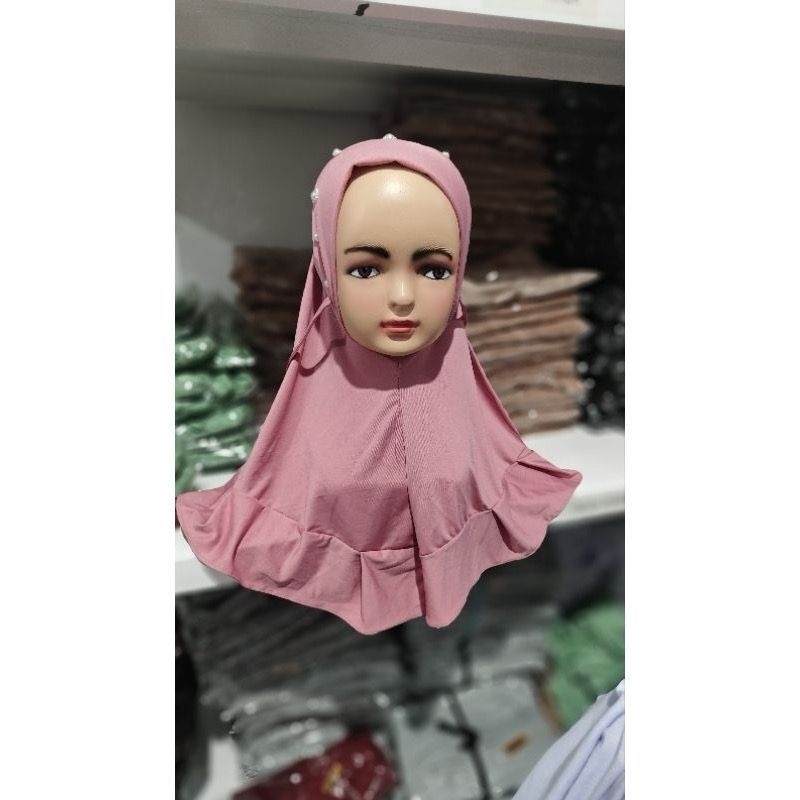Tudung Baby 6bulan - 3 TAHUN/Tudung Budak/Tudung kanak-kanak Tudung