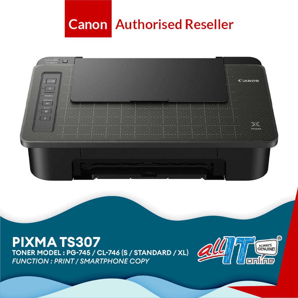 Canon PIXMA TS207 / Canon PIXMA TS307 Wireless Printer With Smartphone