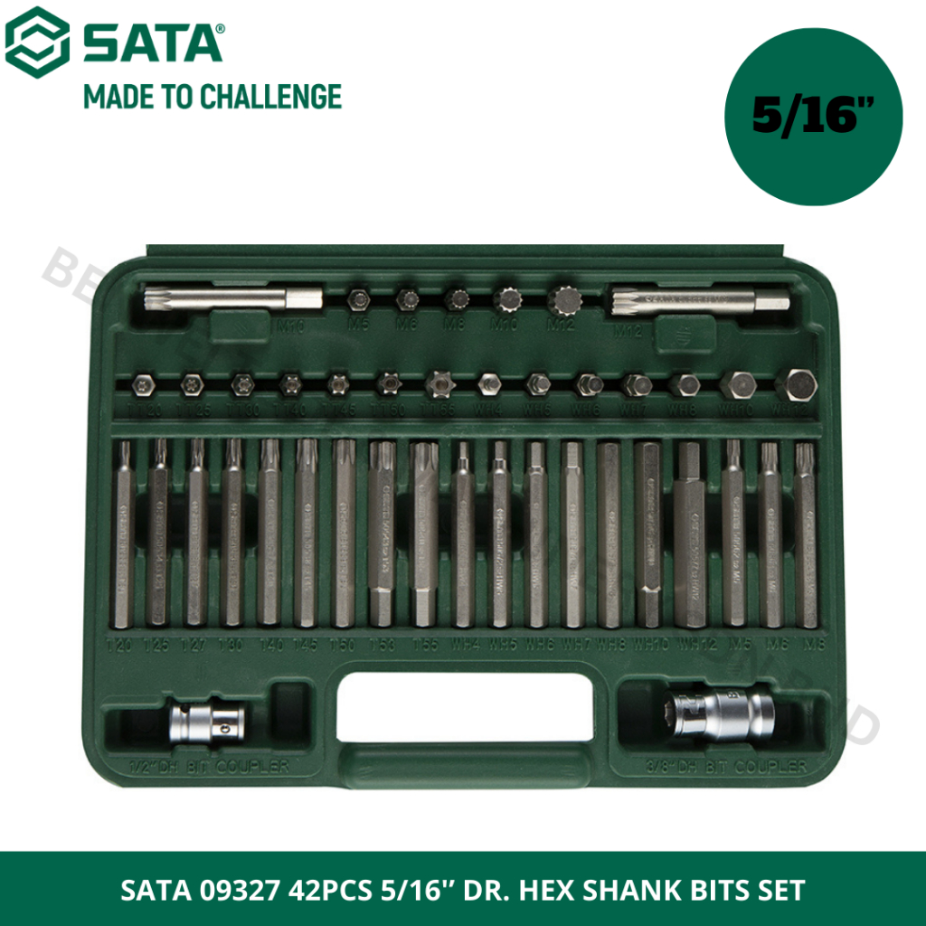 Sata Pcs Dr Hex Shank Bits Set Allen Key Bits