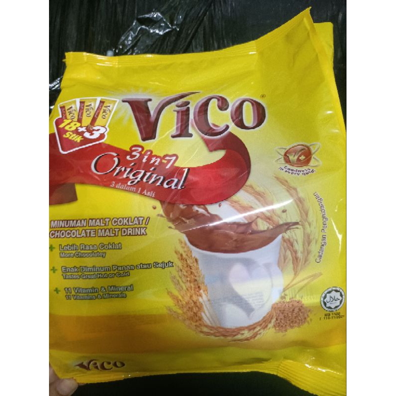 Vico 3 in 1 original 18+3 | Shopee Malaysia