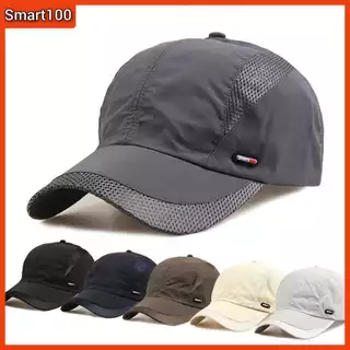 Men Mesh Cap Running Baseball Tennis Cap Hat Breathable Quick Dry Hat Bone  Snapback Male Climbing Running Sport Hats