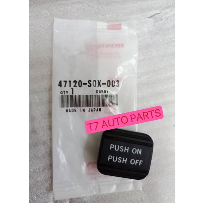 ORIGINAL HONDA CRV RE2 SWA FOOT BRAKE PEDAL PAD RUBBER HANDBRAKE 47120