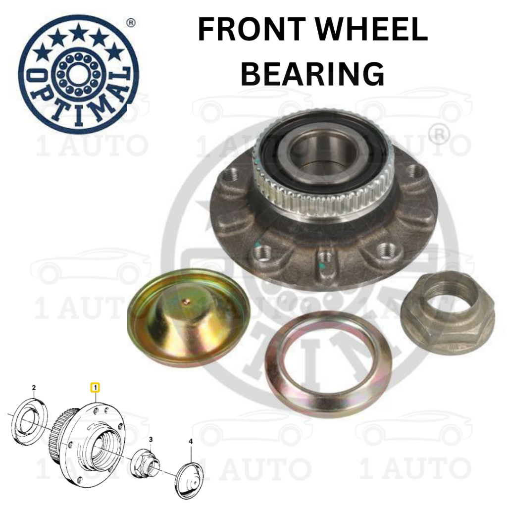 OPTIMAL GERMANY FRONT WHEEL BEARING BMW E36 E46 Z3 Z4 E85 E86 E32 E34