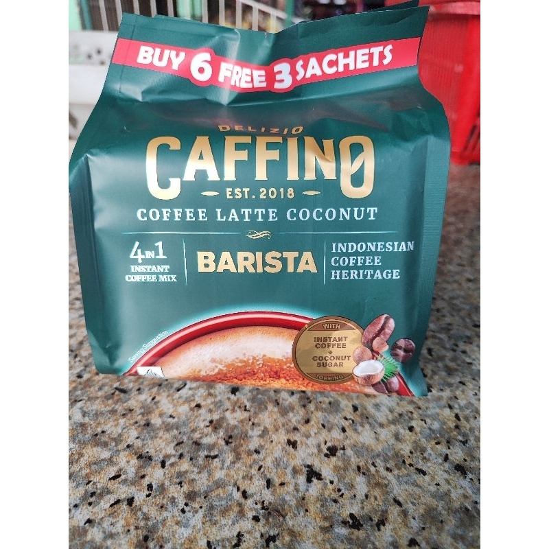 Delizio Caffino Coffee Latte Coconut 4in1 6's+1's /pack | Shopee Malaysia