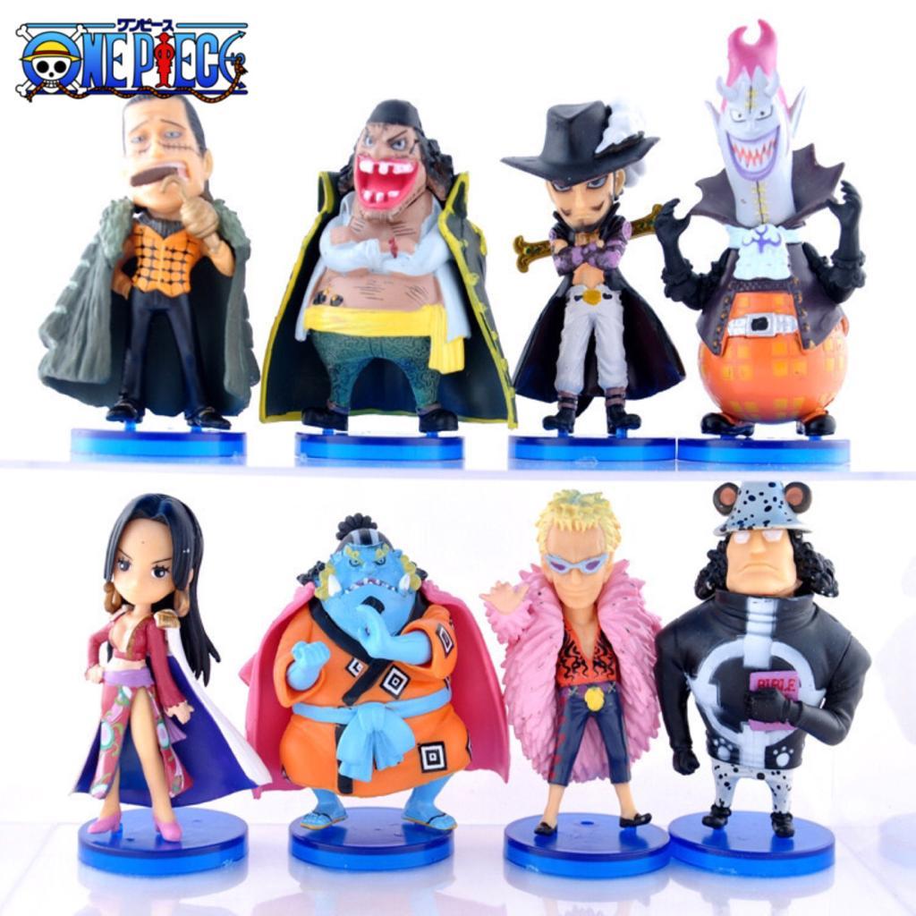 One Piece Crocodile Blackbeard Mihawk Gecko Moria Jinbe Boa Hancock ...