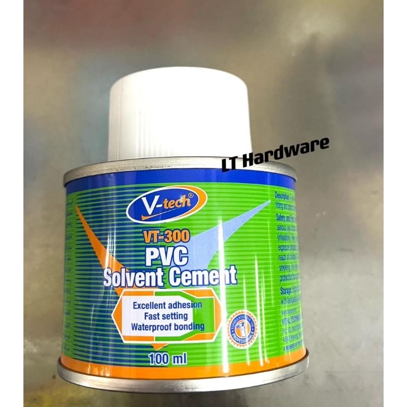 V Tech Vt300 Solvent Cement Gum Pvc Pipe Glue 100g 500g Shopee Malaysia