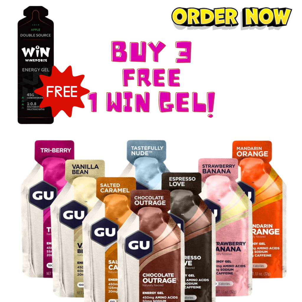 GU Energy Gel Sport Nutrition Energy Gel 100 Calories 32g Assorted