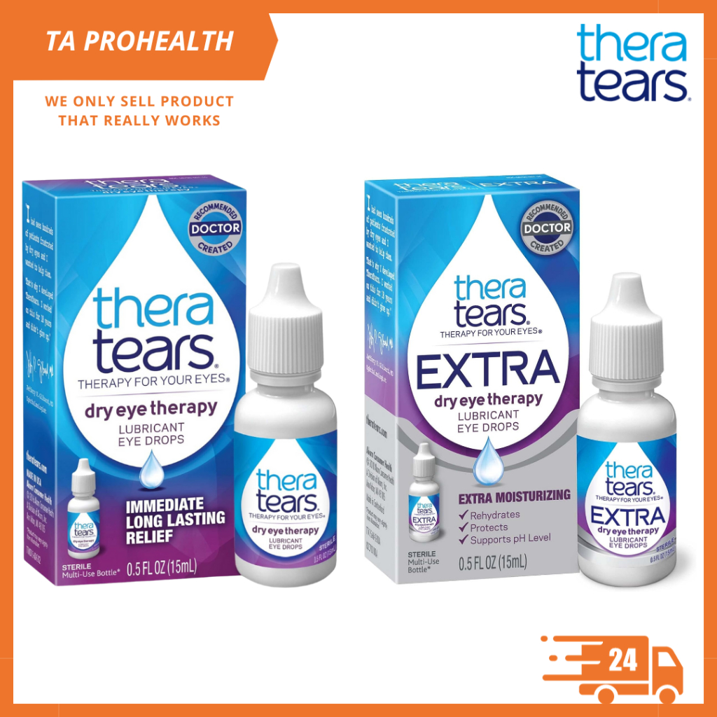 TheraTears Dry Eye Therapy Lubricant Eye Drops / TheraTears Extra Dry ...