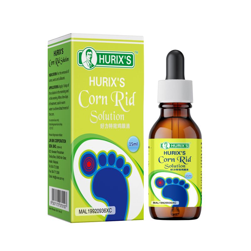 Hurix's Corn Rid Solution 15ml (exp:02/2026) | Shopee Malaysia