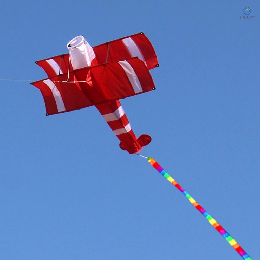 Pathfinder 3D Kite Airplane Kite Huge Bi-Plane Kite Giant Flying Kite ...